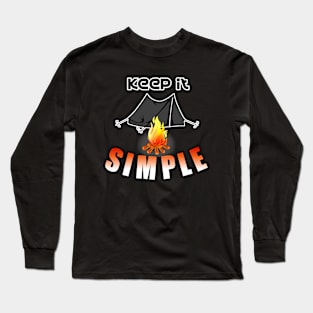 Keep It Simple - Camp Fire Long Sleeve T-Shirt
